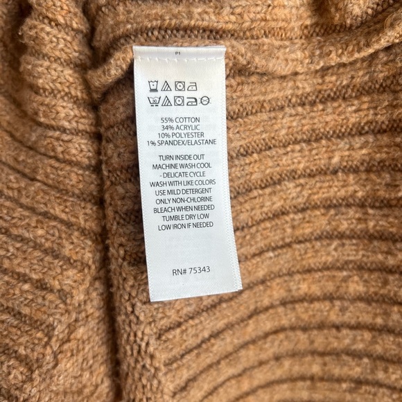 Christian Siriano Tan Open-Front Cardigan - 1X - Picture 6 of 9